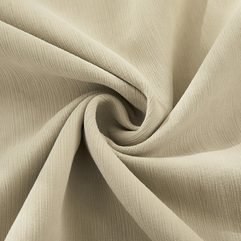 Cream White Velvet Chenille Blackout Curtain Fabrics suppliers