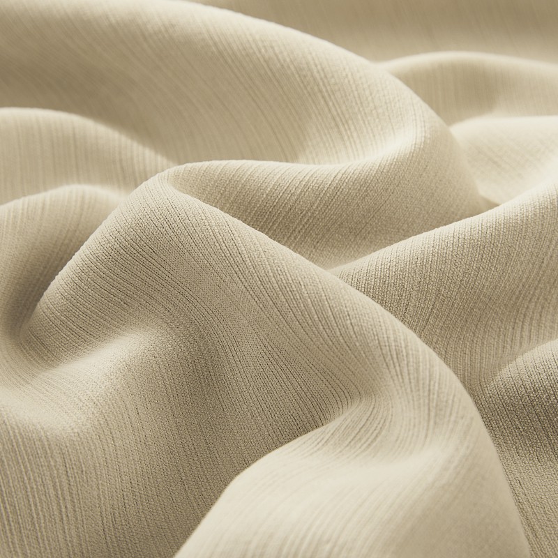 Cream White Velvet Chenille Blackout Curtain Fabrics