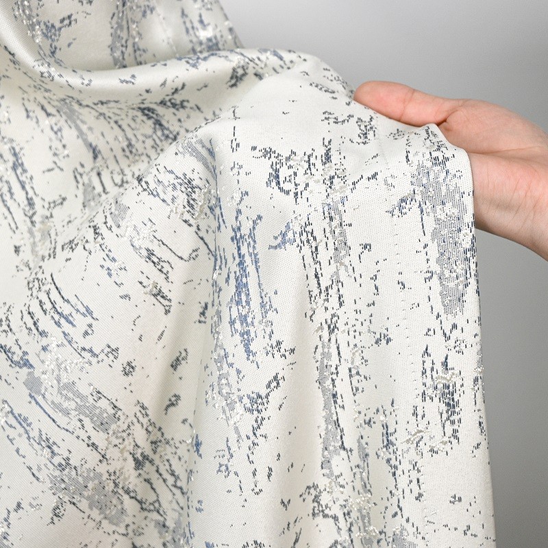 Moonlight Glassy Cationic Jacquard Curtain price